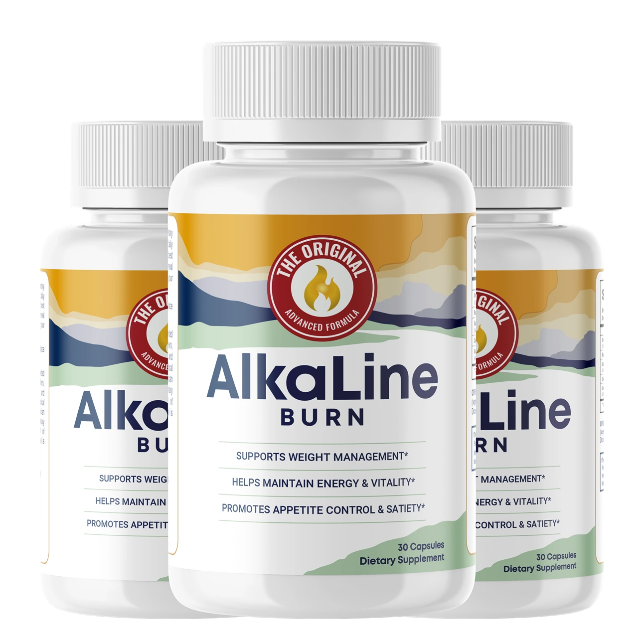 AlkaLine Burn Weight Management Supplement Bottle